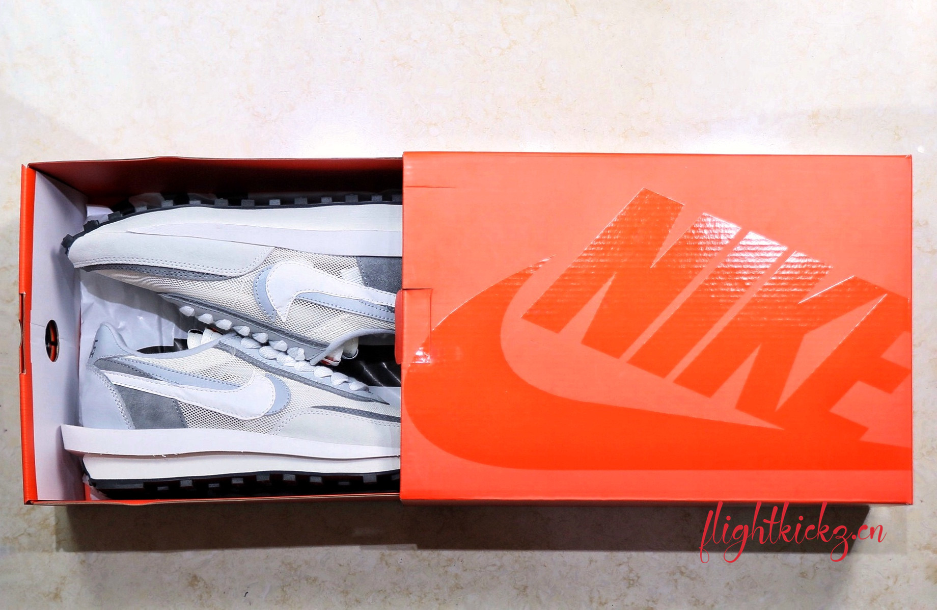 Nike LD Waffle Sacai White Grey