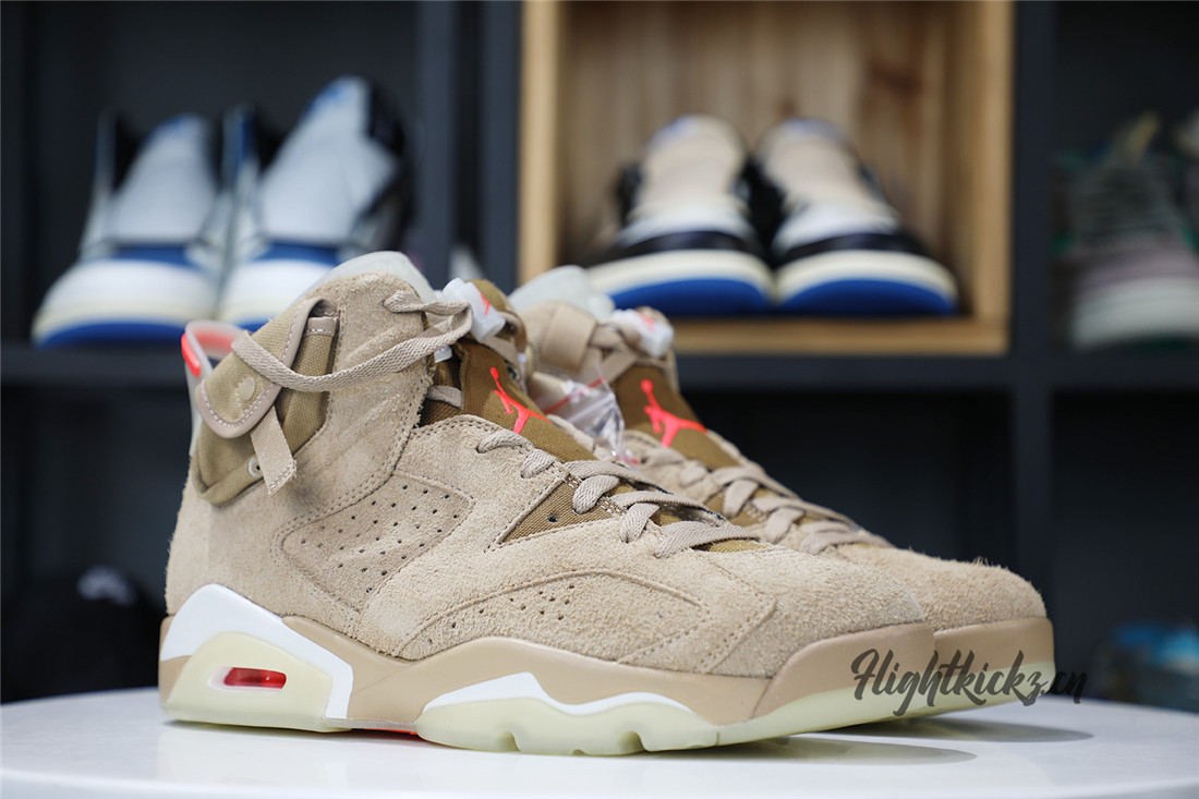 Travis Scott X Air Jordan 6 Retro “British Khaki”