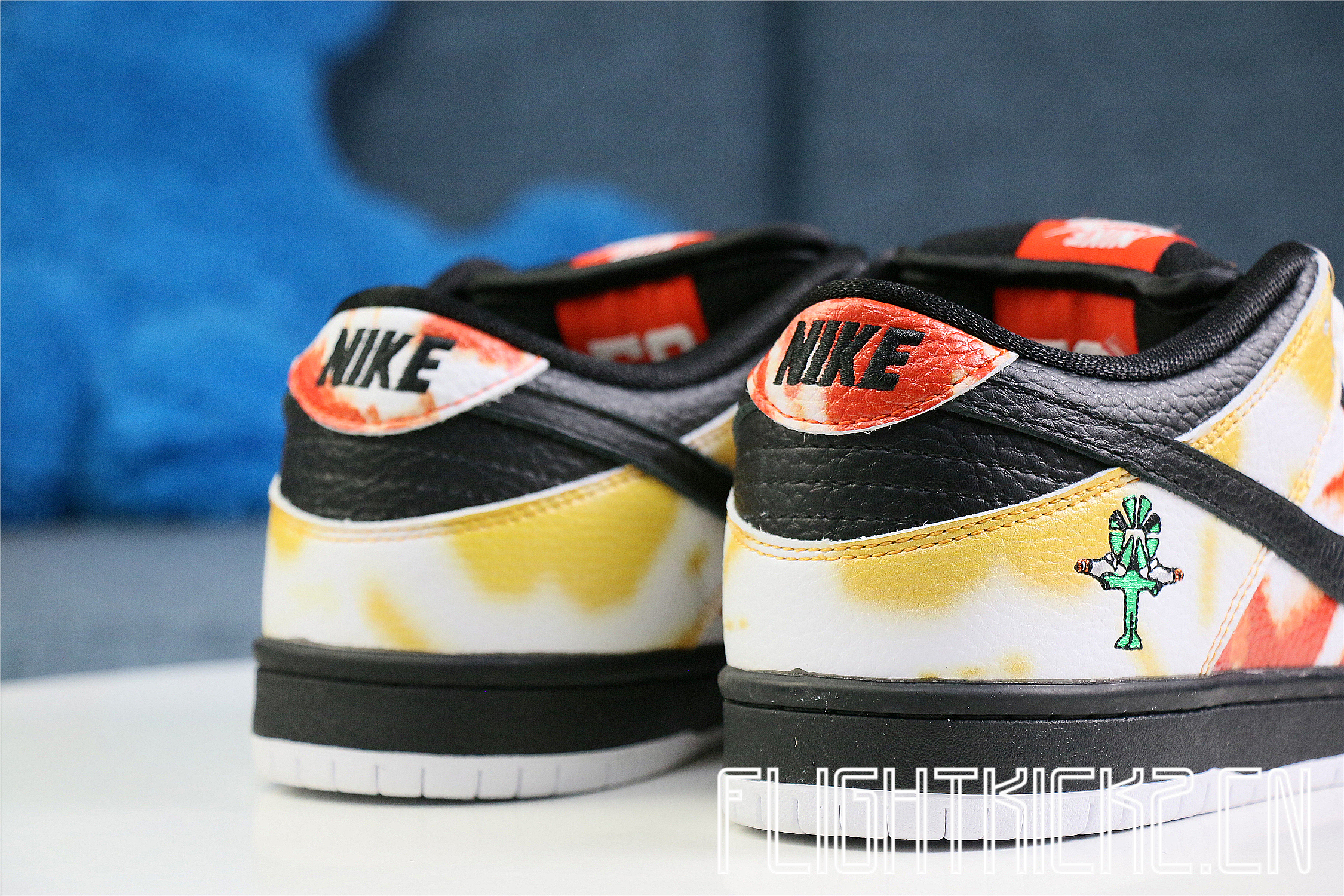 Nike SB Dunk Low Raygun Tie-Dye Black 2019(LN5 A1 Batch)