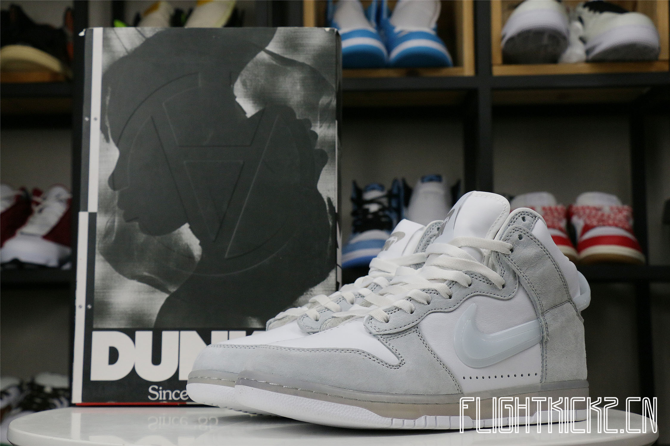 Nike Dunk High Slam Jam White Pure Platinum