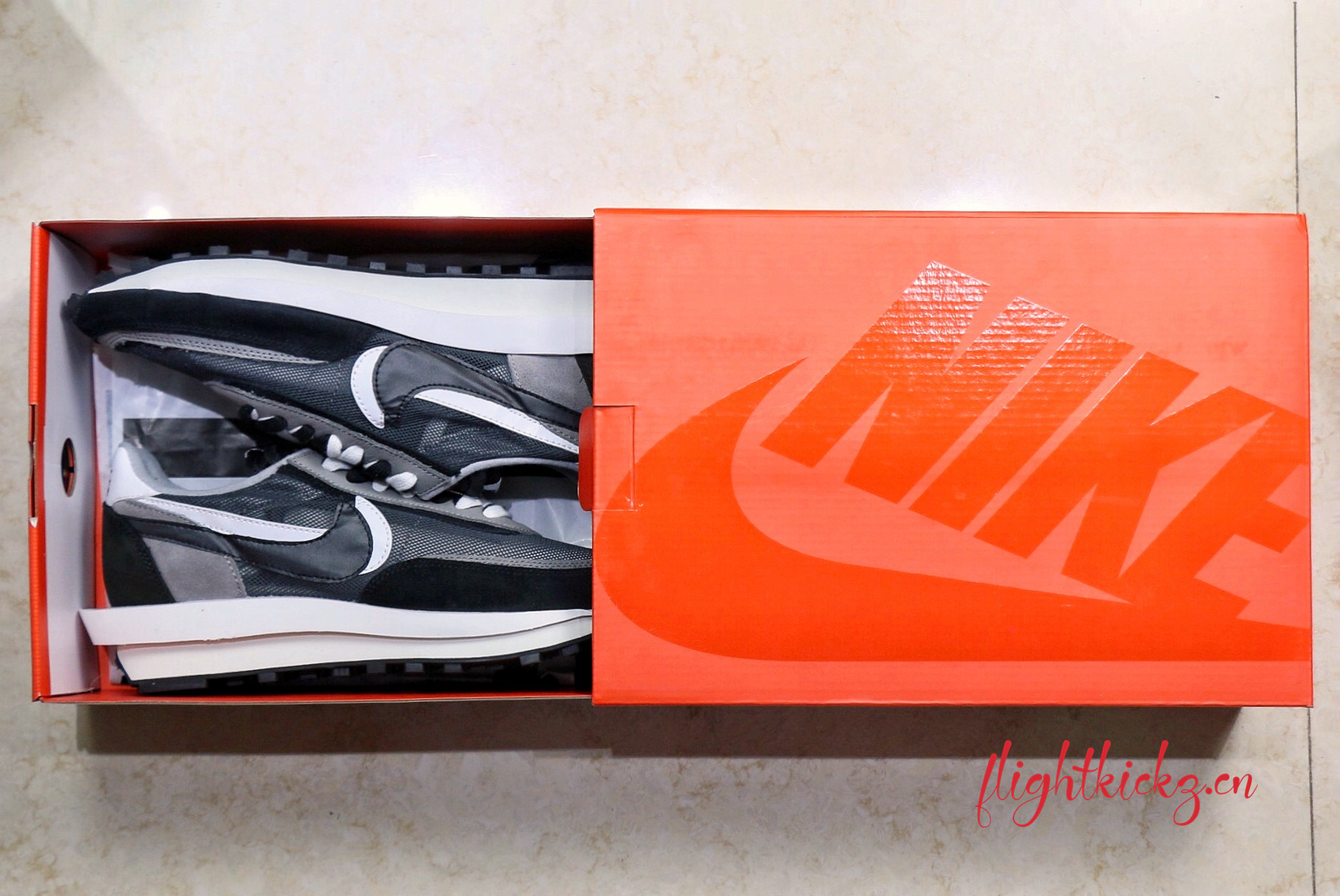 Nike LD Waffle Sacai Hybird Black White