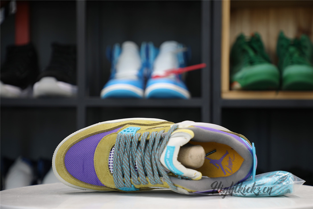 Union LA X Air Jordan 4 Retro “Desert Moss” 2021