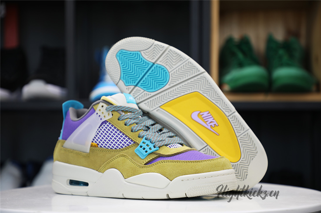 Union LA X Air Jordan 4 Retro “Desert Moss” 2021