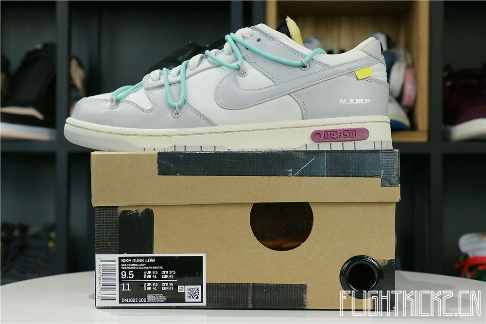 Nike Dunk Low Off-White Lot 4(LN5 A1 Batch)