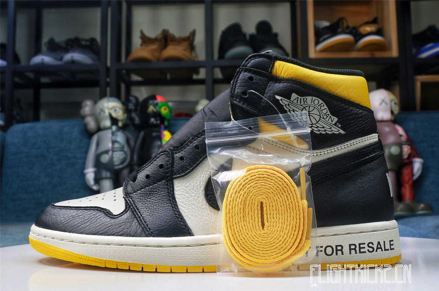 Air Jordan 1 Retro “Not For Resale Yellow 2018