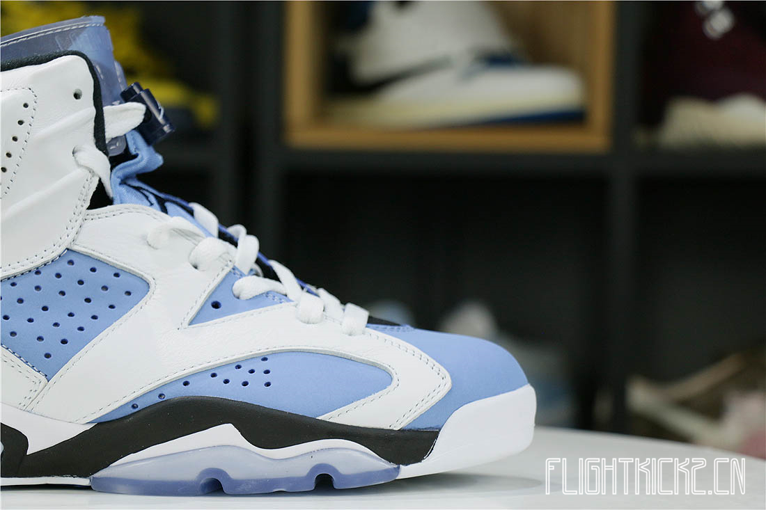 Air Jordan 6 UNC White