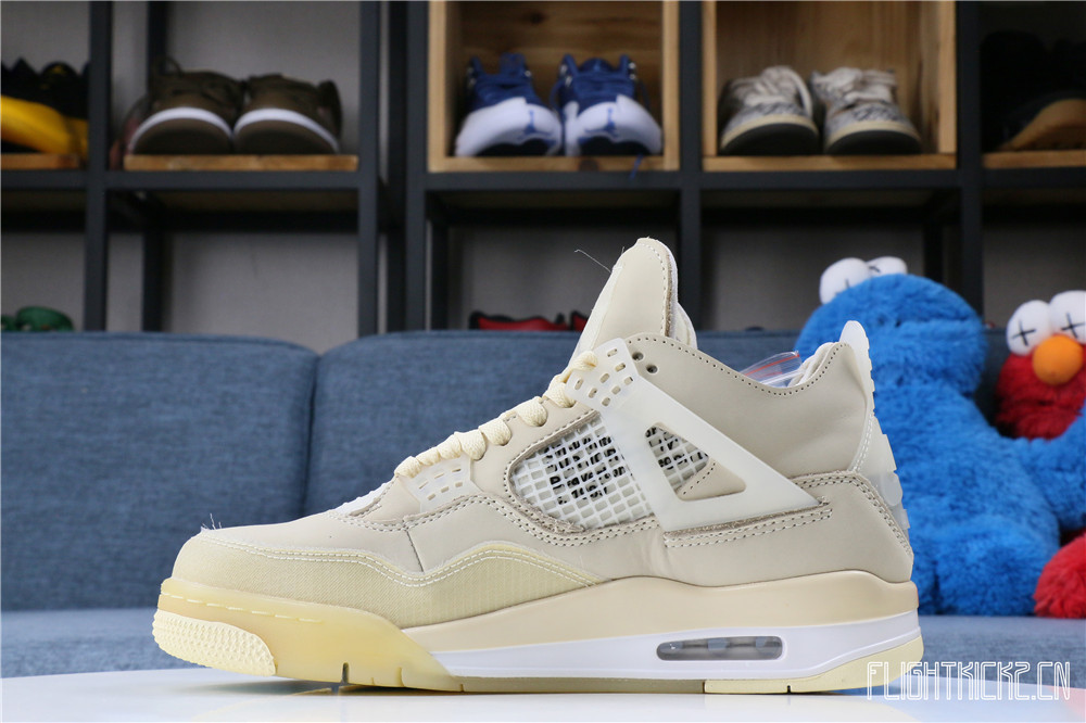 Off White x Air Jordan 4 Sail 2020 (LN5 A1 Batch)