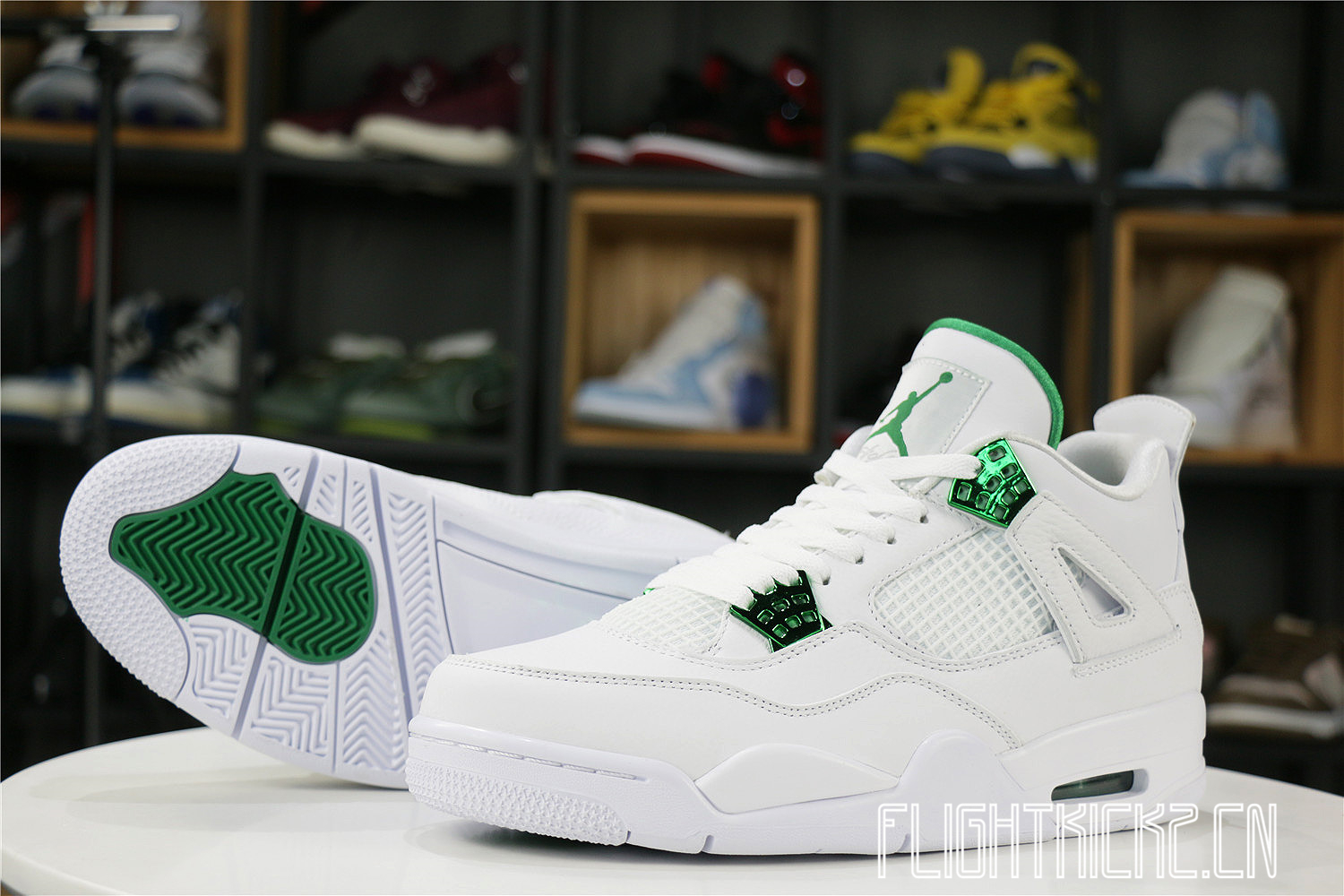 Air Jordan 4 Retro Green Metallic 2020(LN5 A1 Batch)