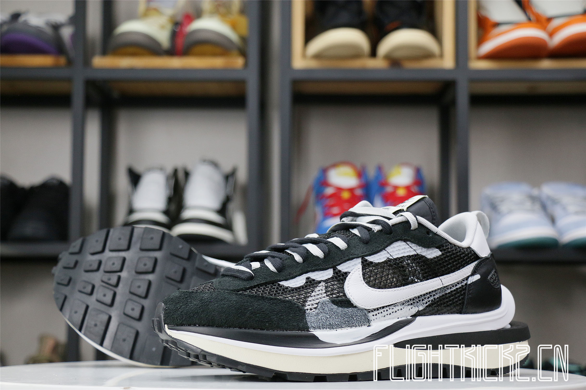 Sacai x Nike Vaporwaffle Black White (LN5 A1)