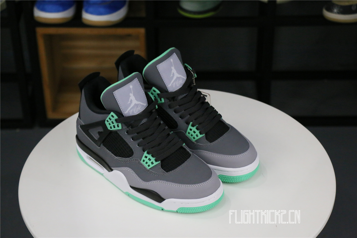 Jordan 4 Retro Green Glow( Ln5 A1 Batch)
