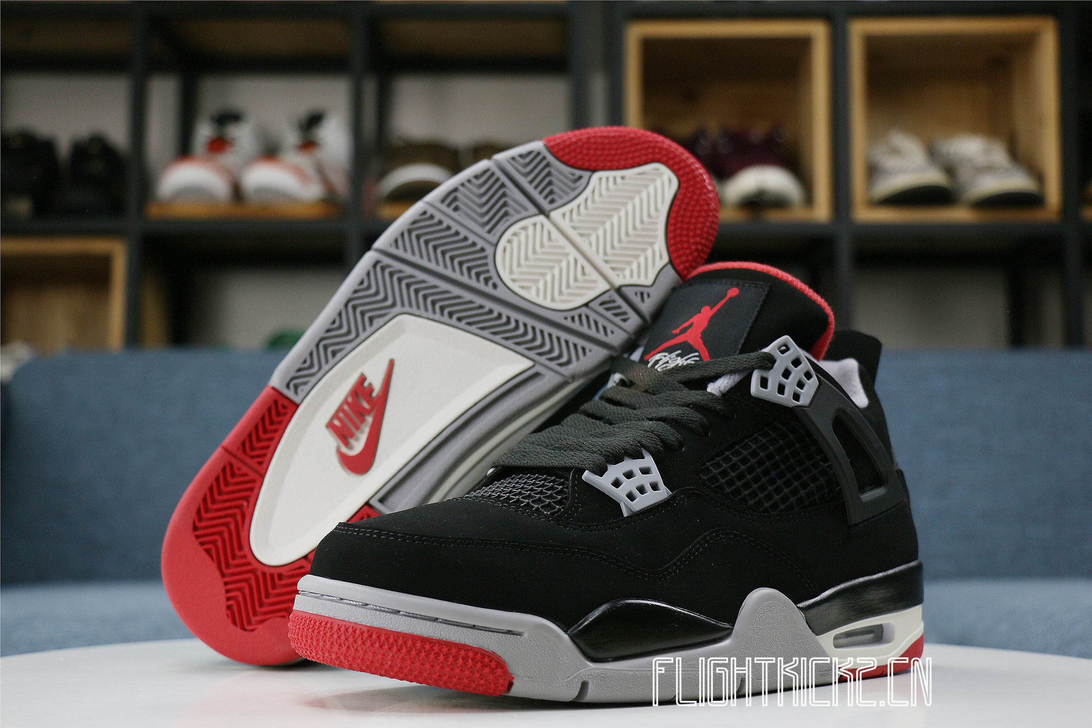 Air Jordan 4 OG Bred 2019 (LN5 A1 Batch)