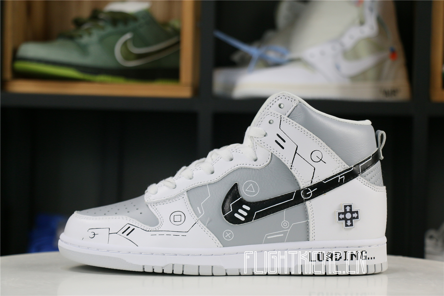 Nike Dunk High “Video Game” White Grey Black PS5 Loading
