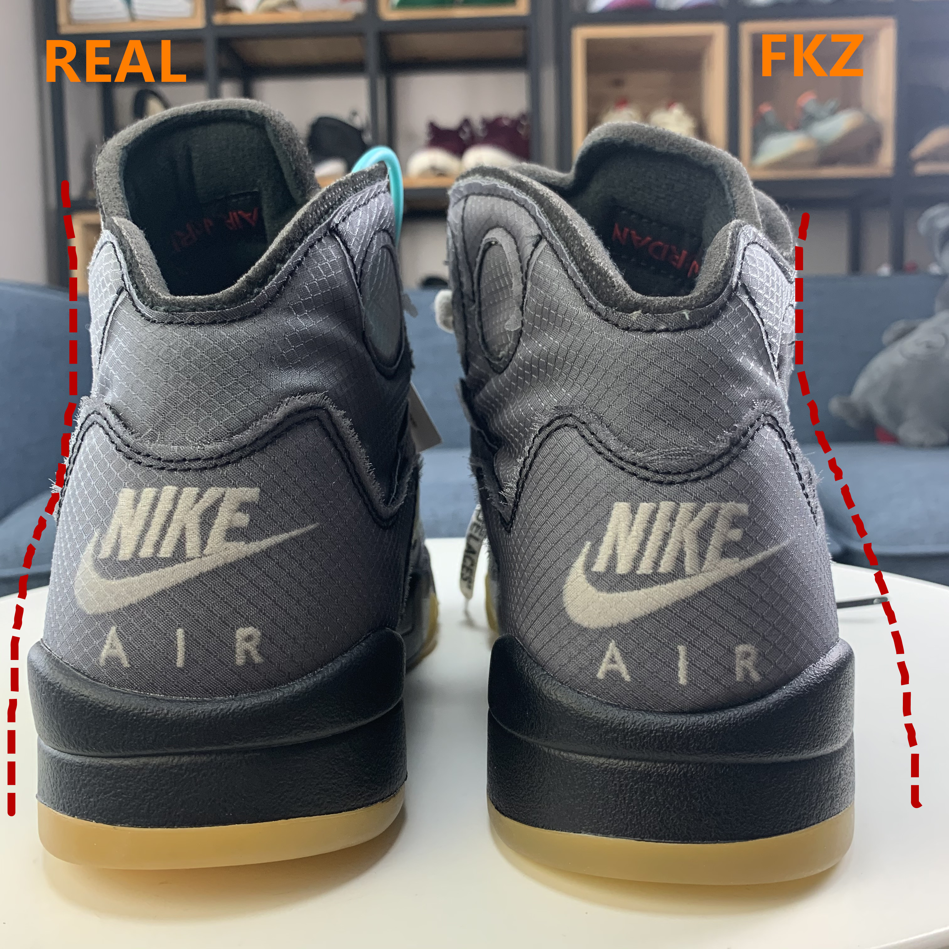 Off White x Air Jordan 5 Retro SP Muslin (LN5 A1 Batch)