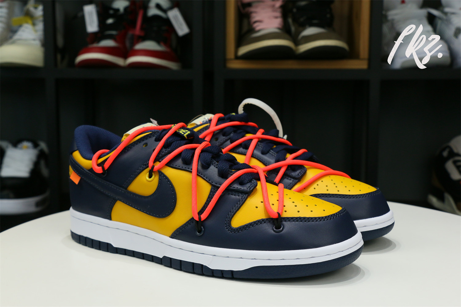 Off-White x Nike Dunk Low “Michigan” 2019(LN5 A1 Batch)