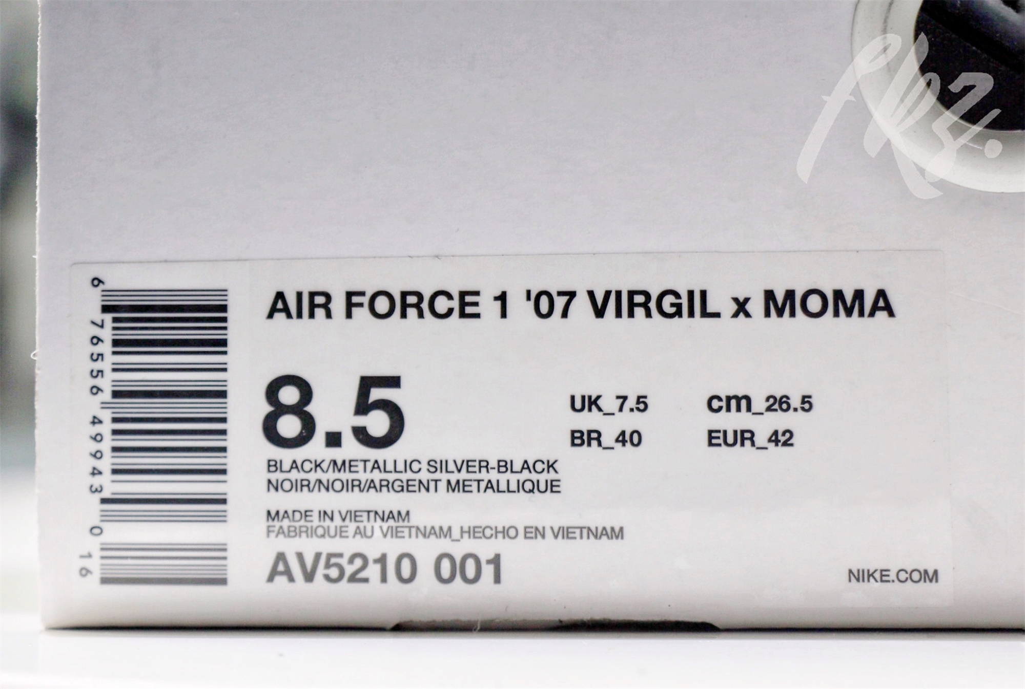 Air Force 1 ’07 Virgil X Moma Off White X MOMA