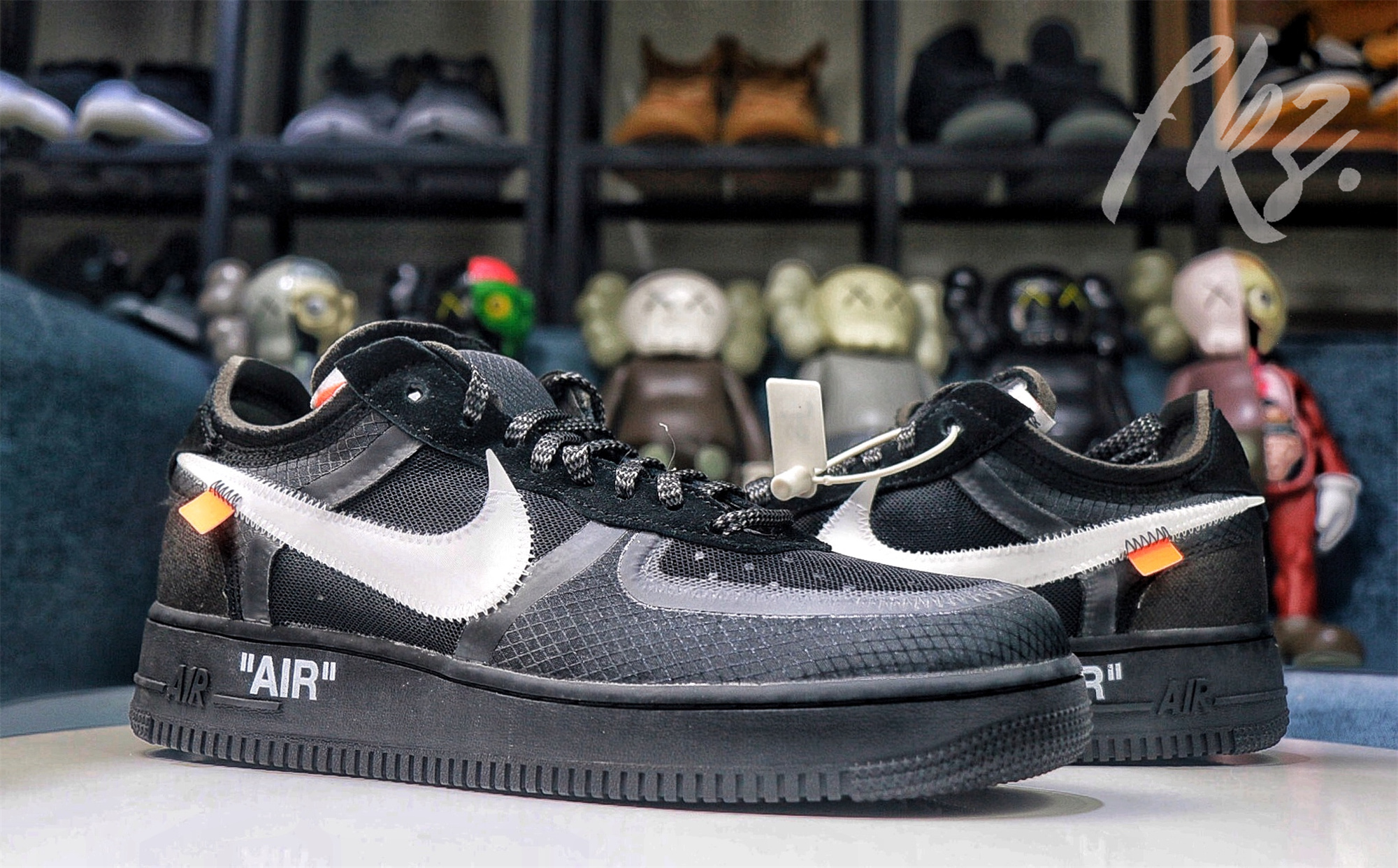 2018 Off White X Nike Air Force 1 Black