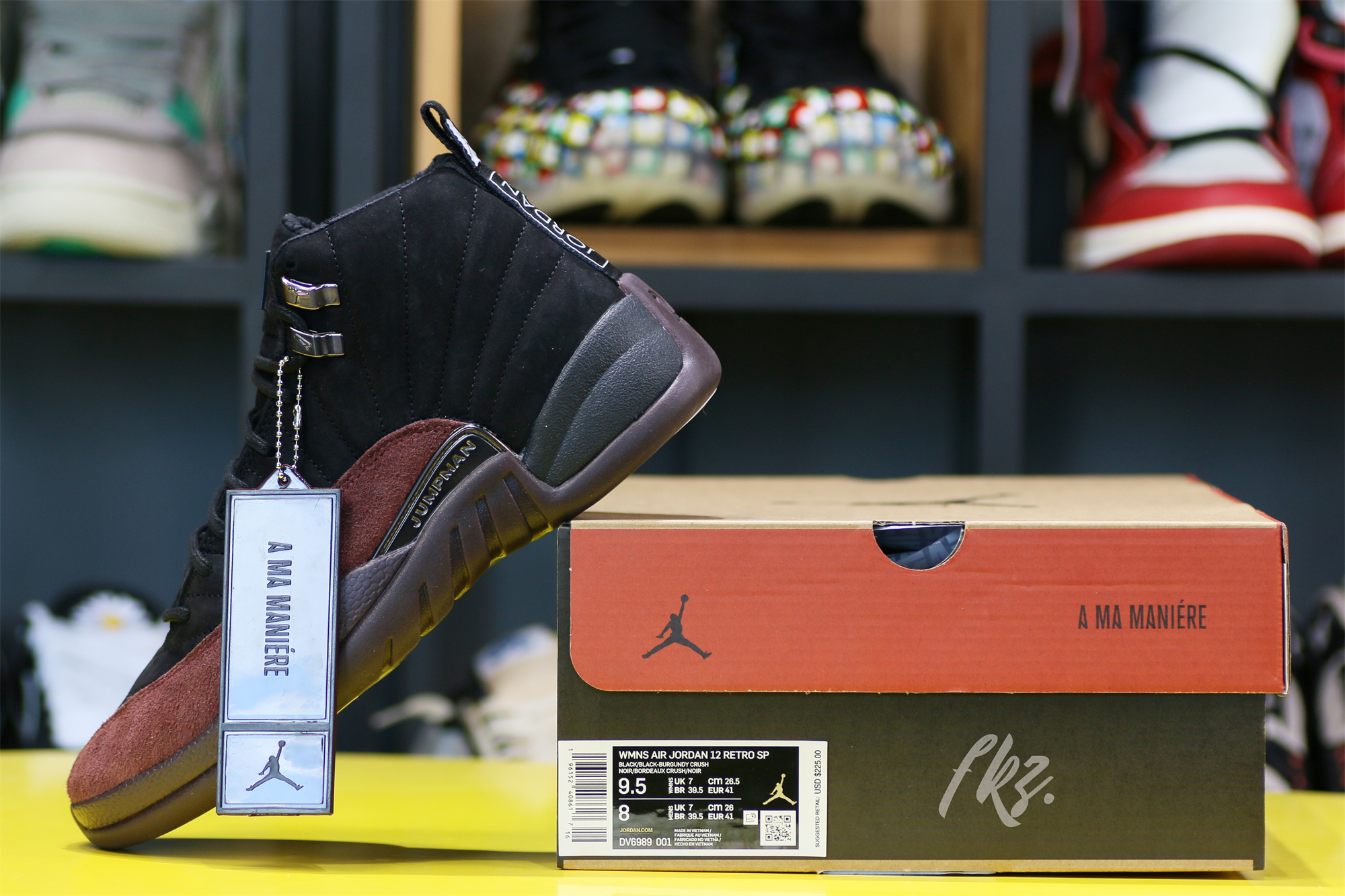 A Ma Maniére x Air Jordan 12 Retro Black 2022