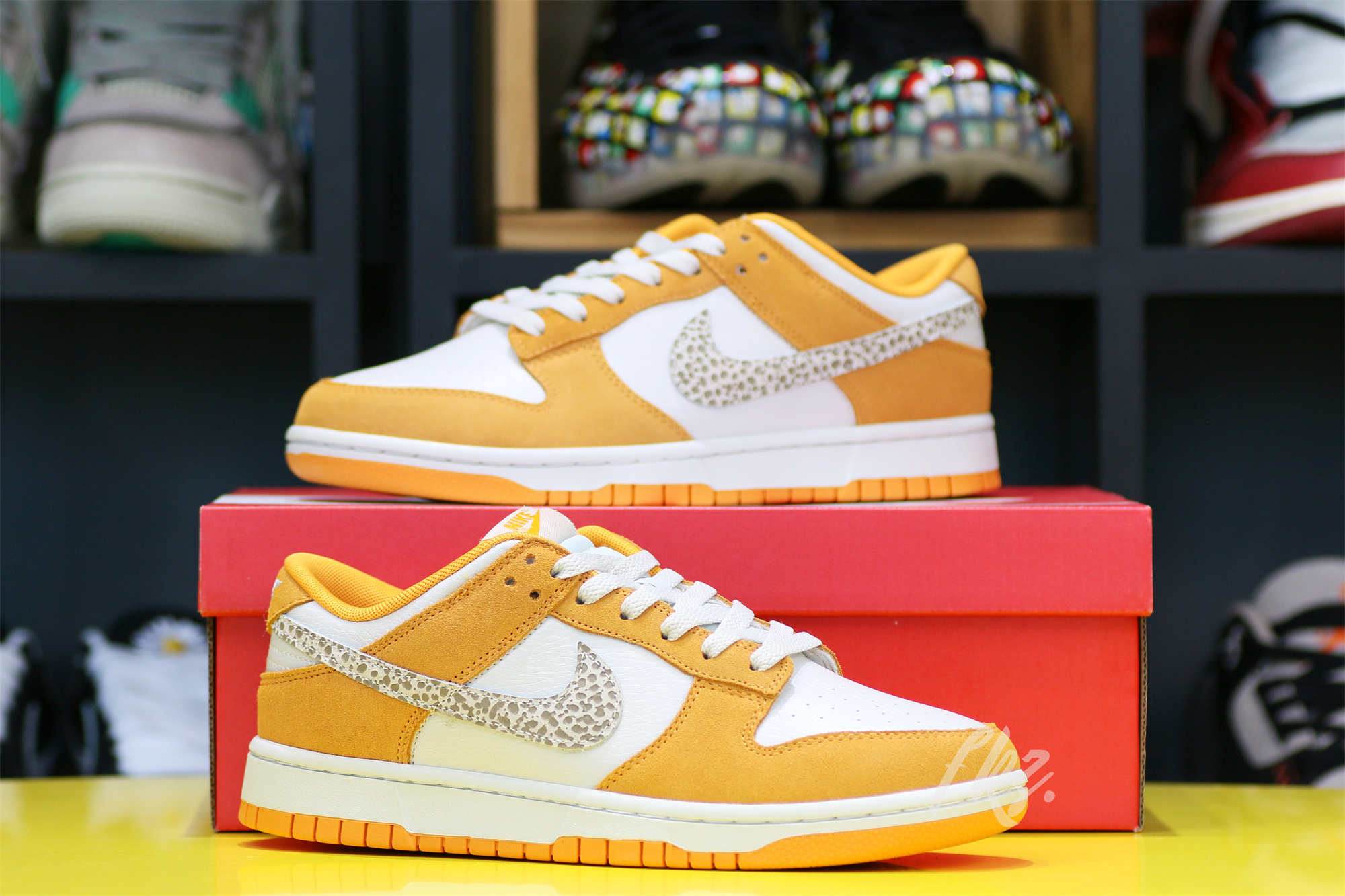 Nike Dunk Low AS Safari Swoosh “Kumquat”