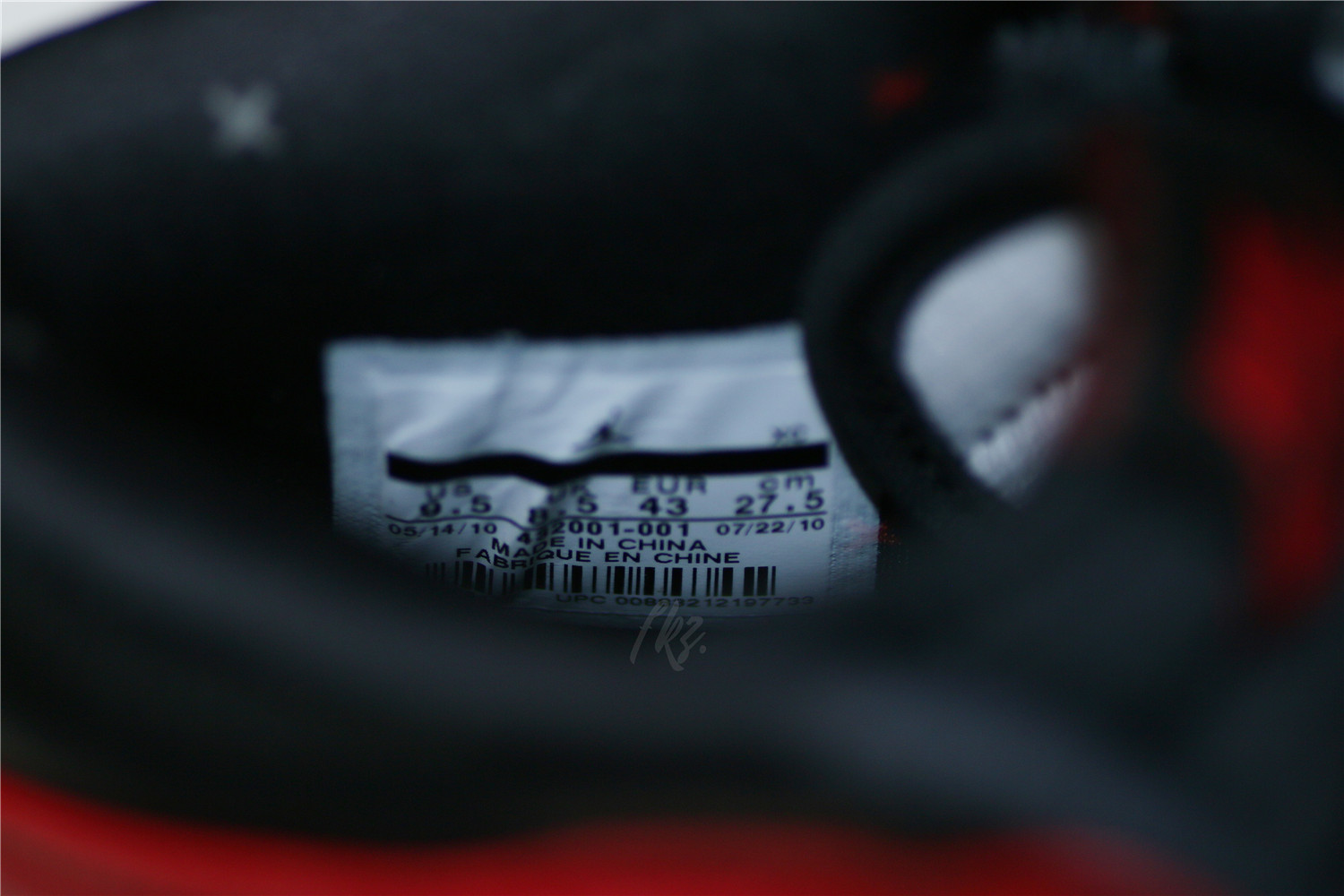 Air Jordan 1 OG Banned/Bred 2011 (LN5 A1 ,Deadstock,with tiny Flaws)