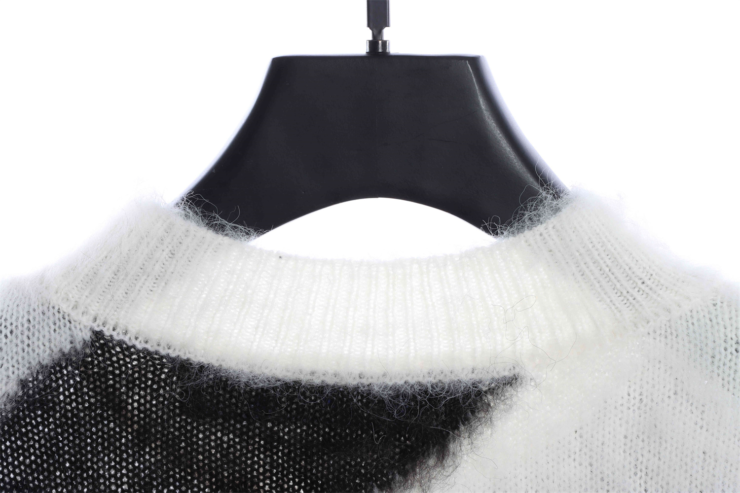 OFF WHITE Mohair Sweater White Zebra