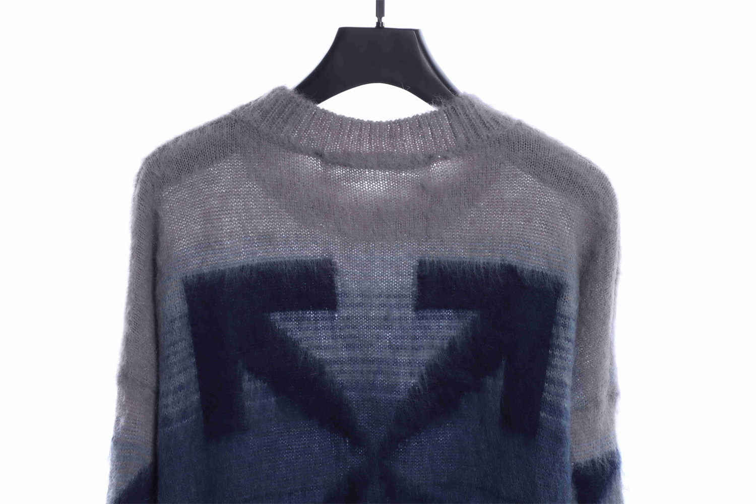 OFF WHITE Mohair Sweater Gradient