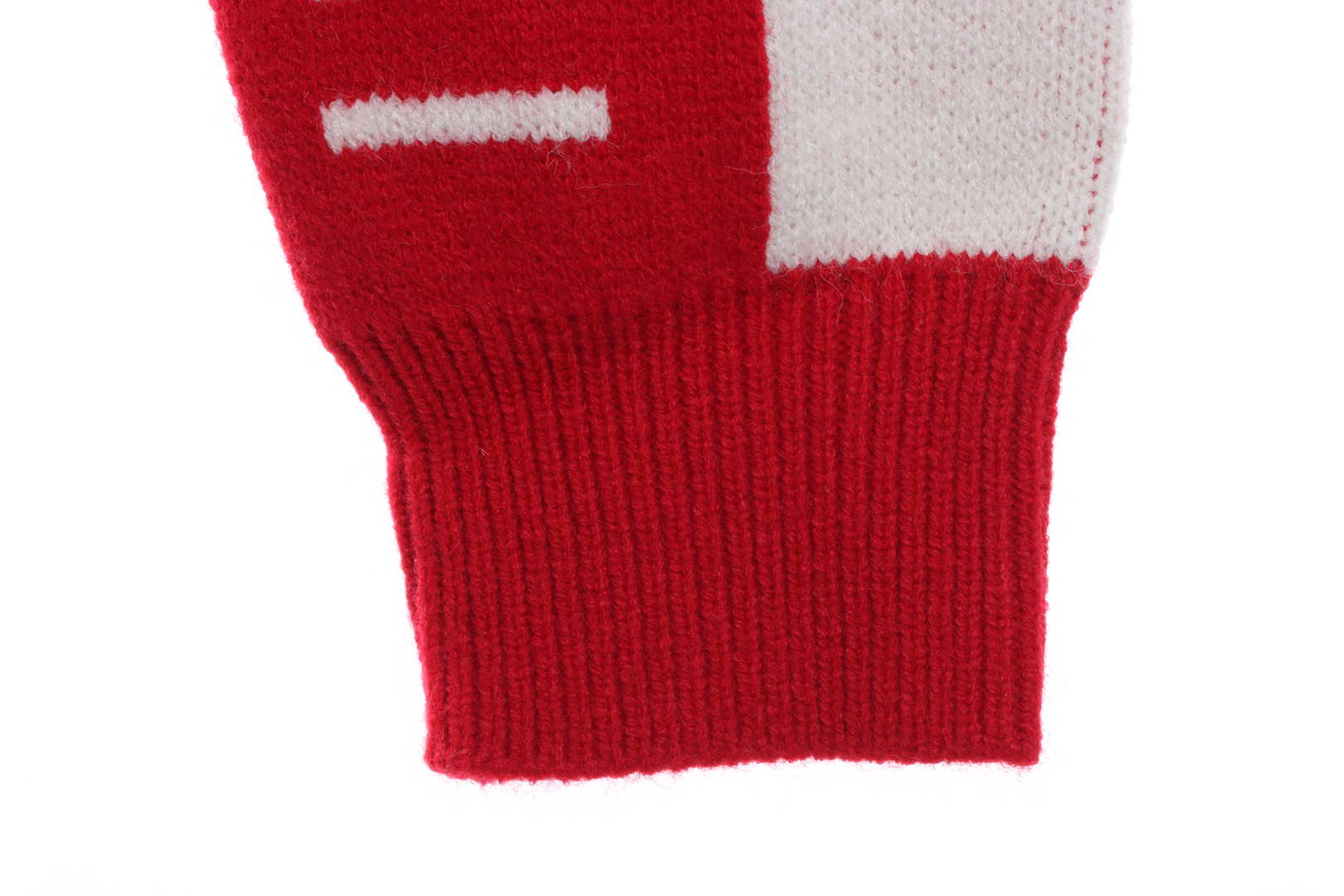 22S SACNE STUDIOS Checkerboard Square Smiley Crew Neck Sweater