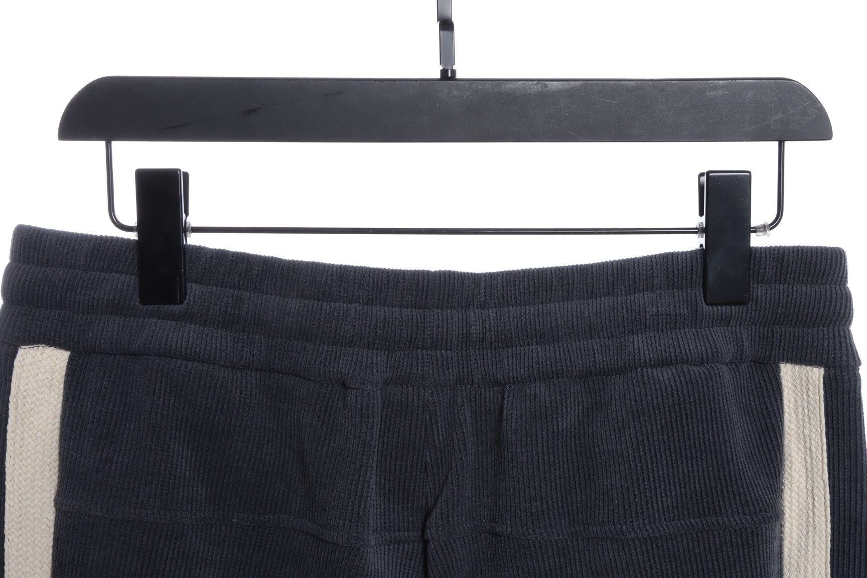 LOEVVE 22FW corduroy side logo letter embroidered sweatpants