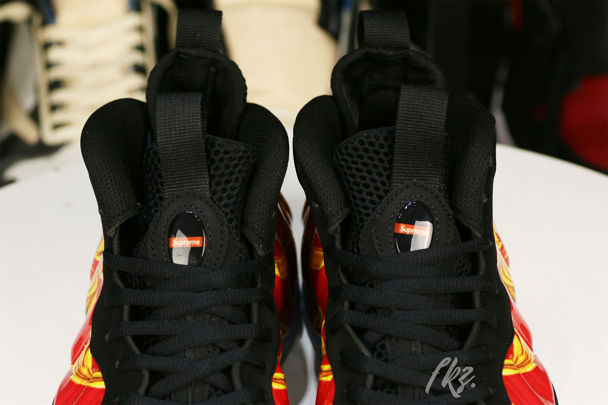 Supeme x Nike Air Foamposite One Red