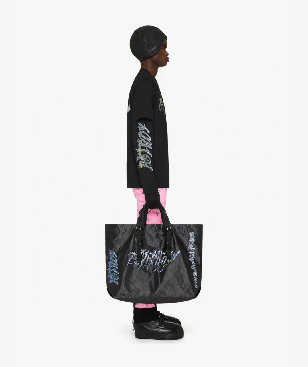 GVC X BSTROY 22FW joint metal printing fake two long-sleeved T-shirts