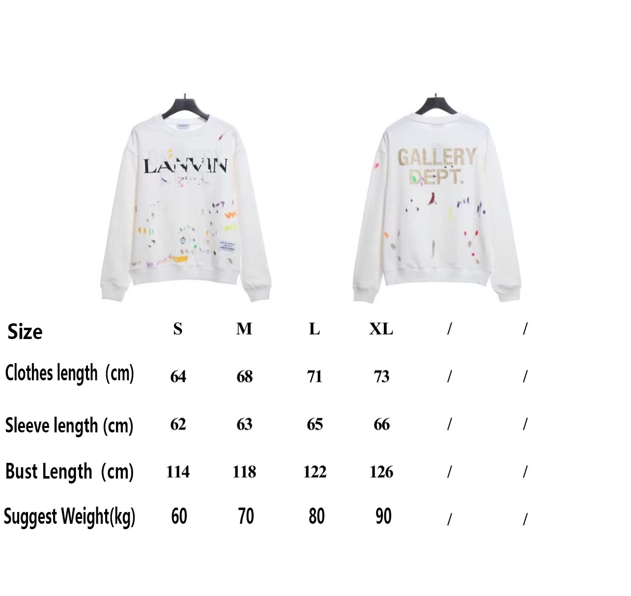 L-NV1N✖️G-ll3ry D3pt Limited Capsule Collection-Splash ink hand-painted sweater