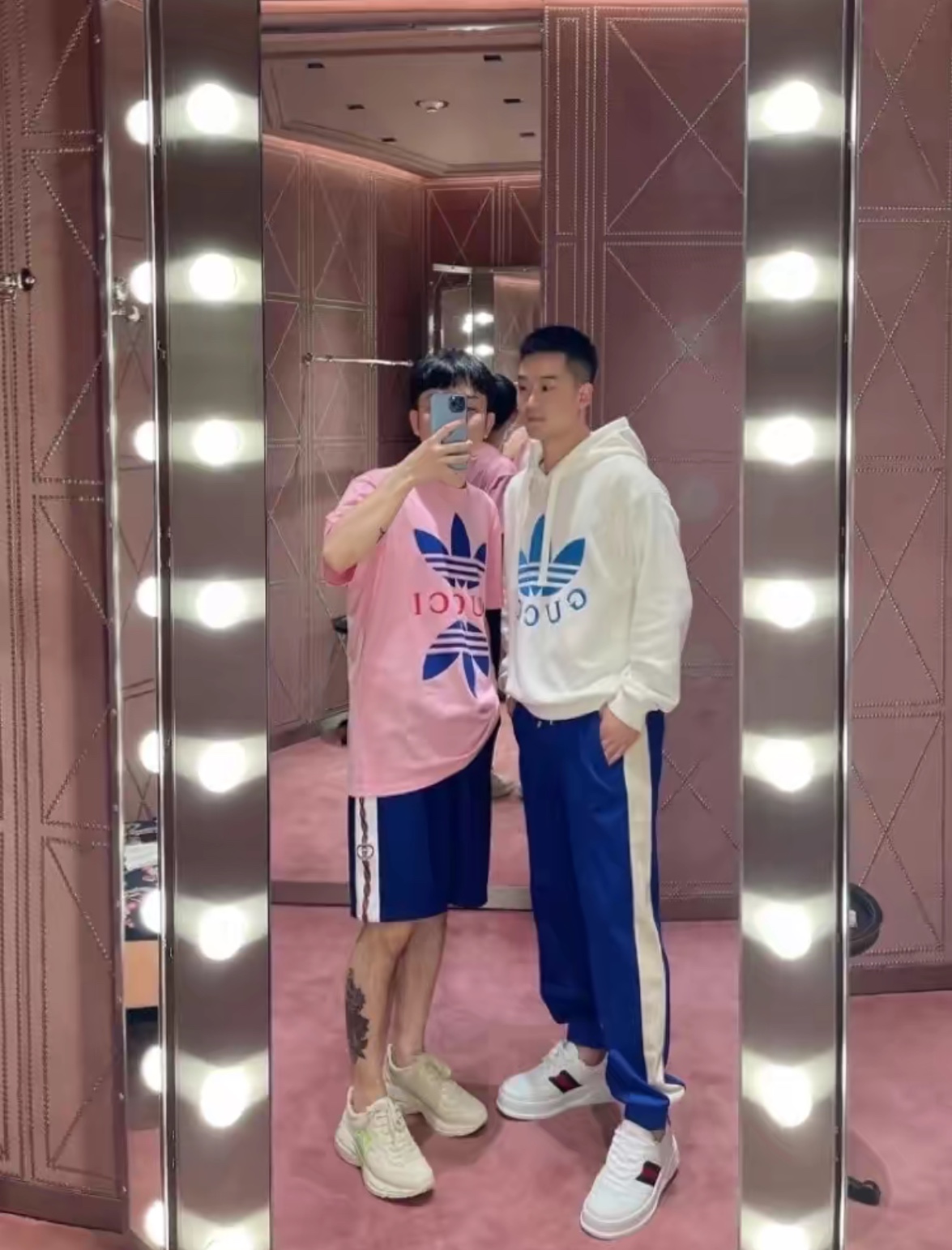 G family co-branded clover series embroidered LOGO hoodie