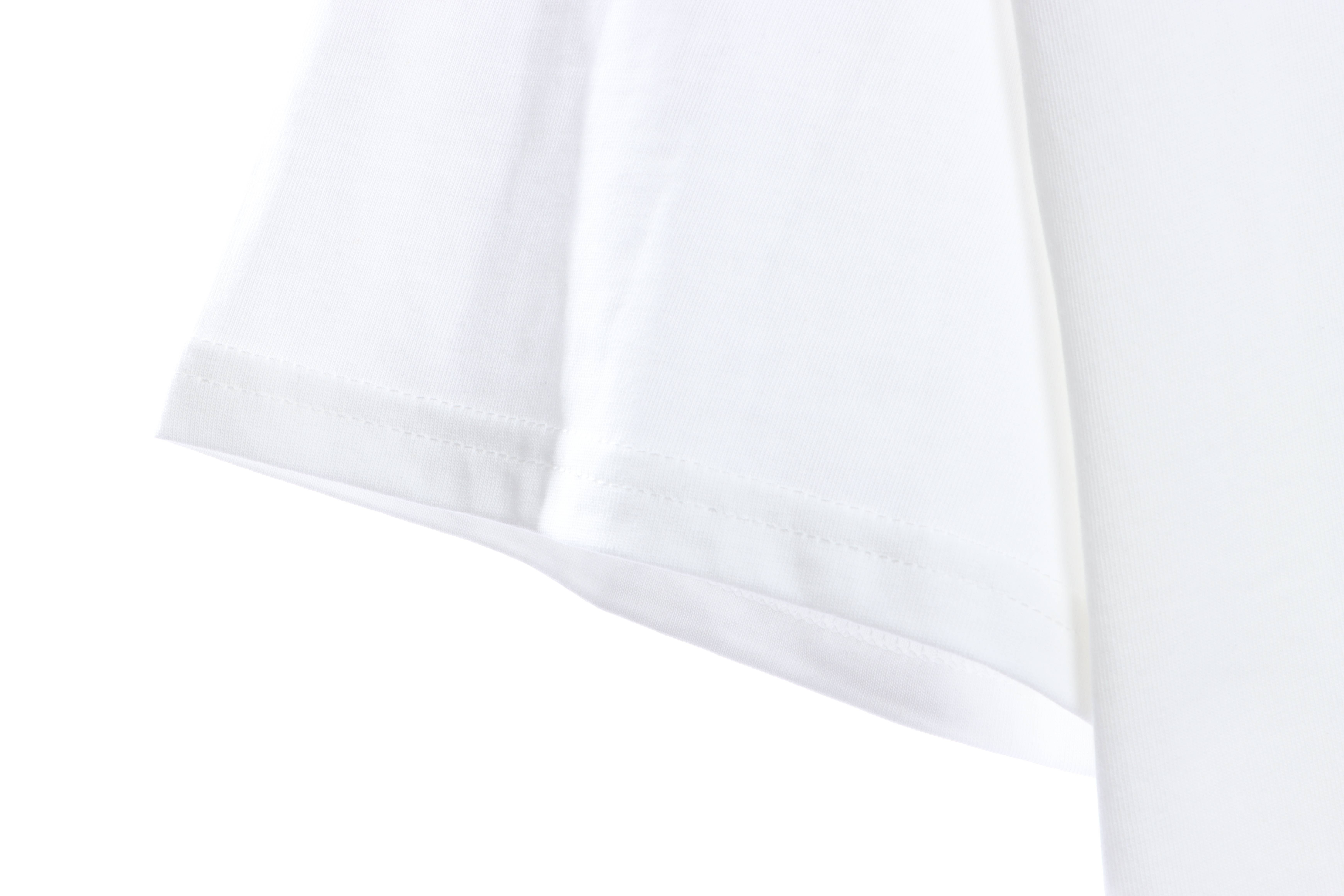 FAR.ARCHIVE Double Row Slogan Letter Short Sleeve T-Shirt