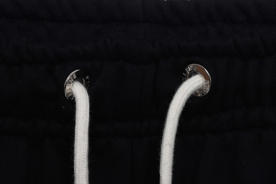 S-l3na capsule collection embroidered logo terry trousers