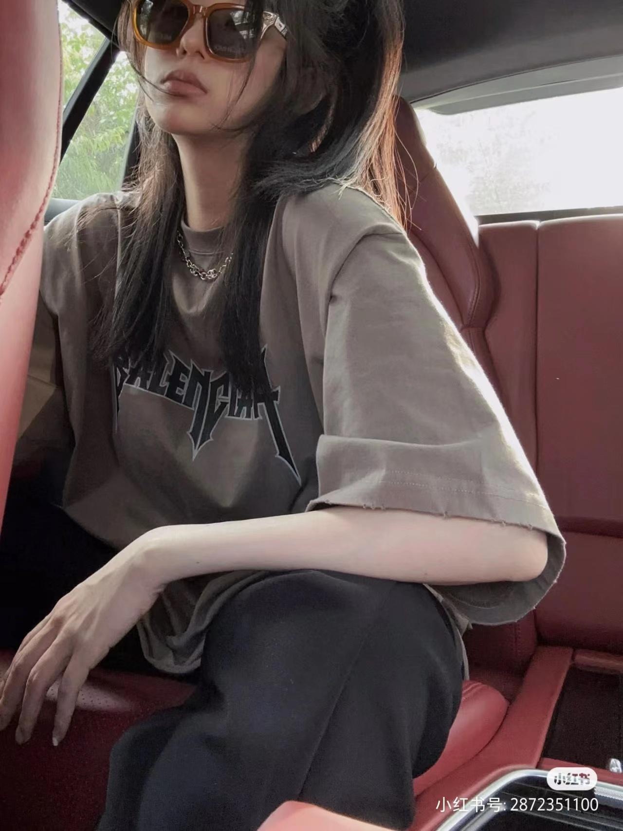 B-l3nc19ga Burst Print Short Sleeve