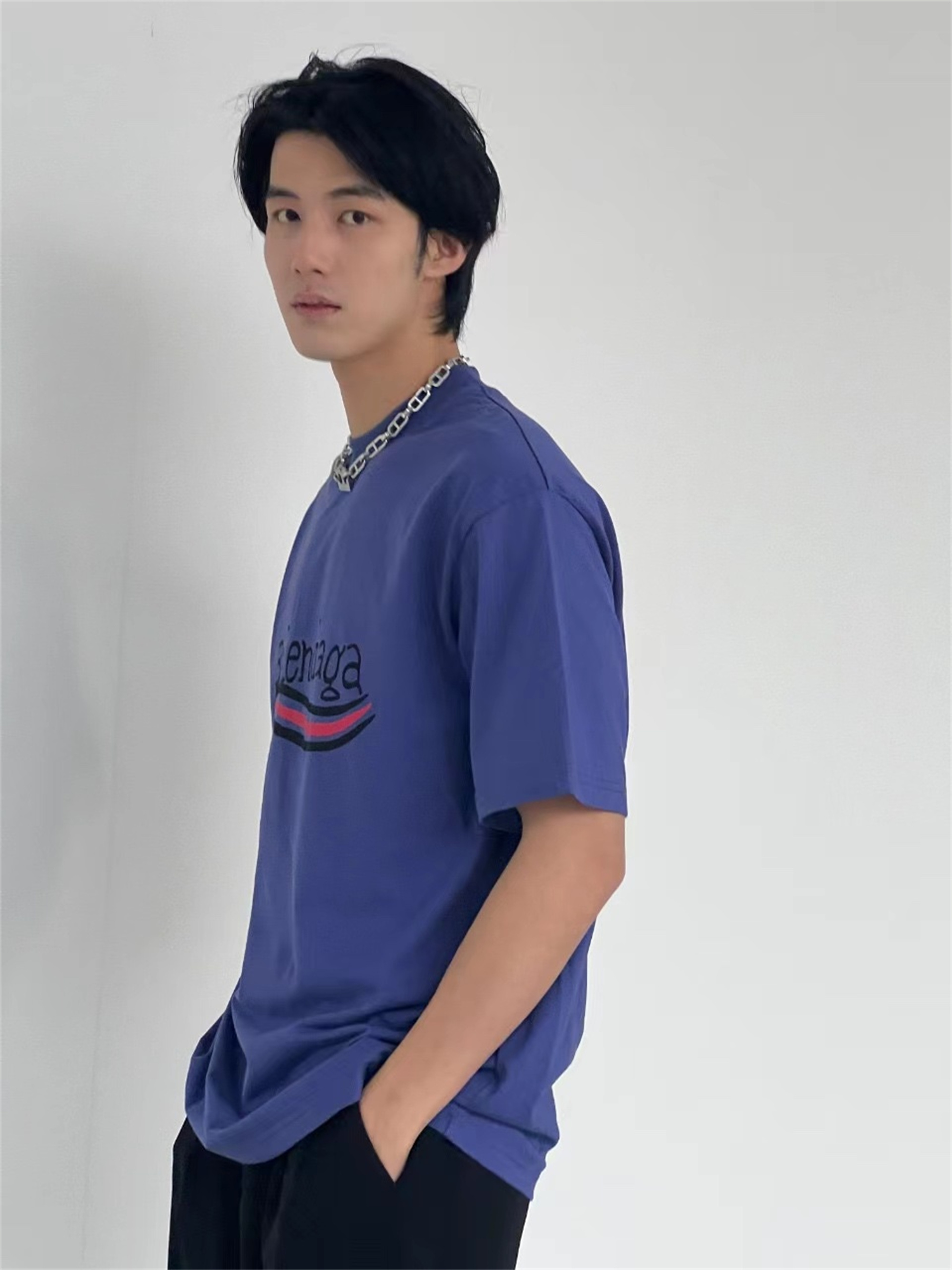 BLCG Front and rear coke graffiti print short sleeve t-shirt