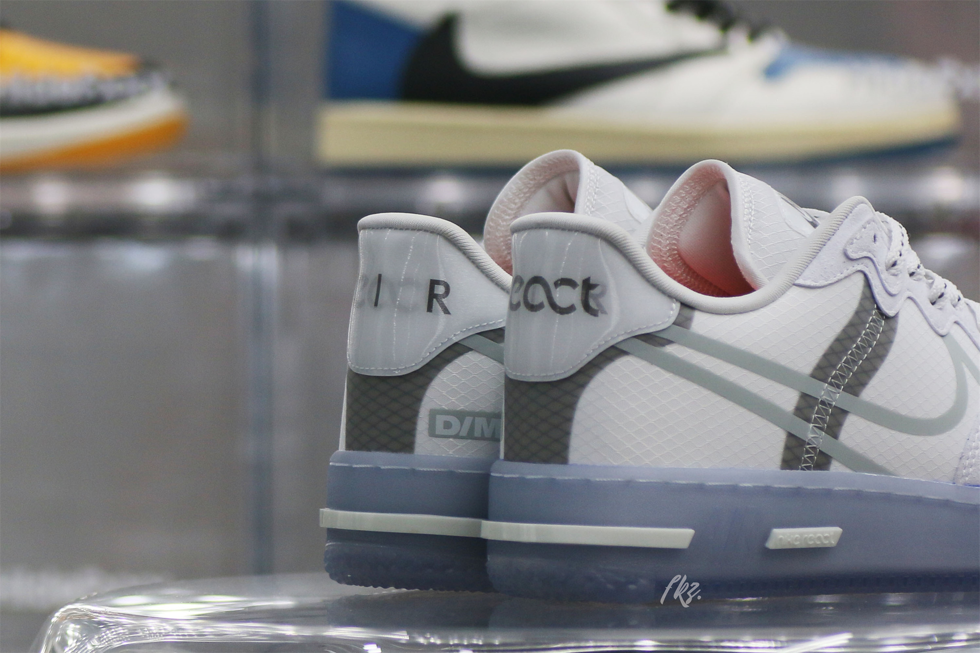 Nike Air Force 1 React White Light Bone