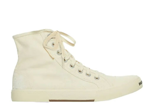 Balenciag* PARIS HIGH TOP SNEAKER IN WHITE