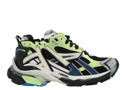 Balenciag* Runner Green Blue Black Grey