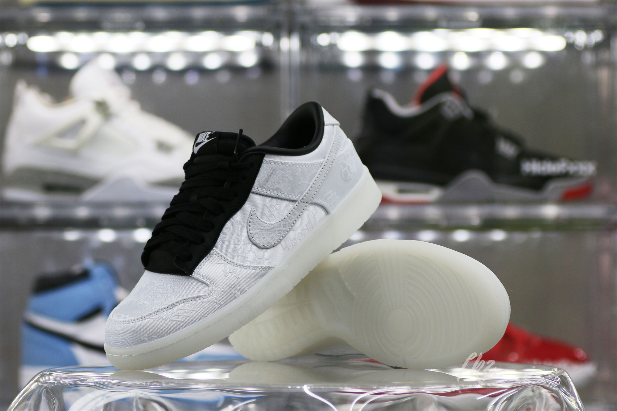 Fragment Design × CLOT × Nike Dunk Low