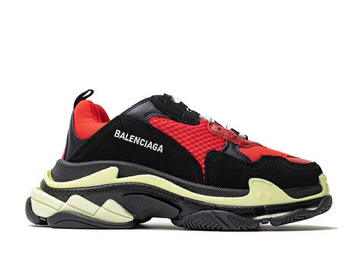 Balenciag* Triple S Sneaker ‘Black And Red’