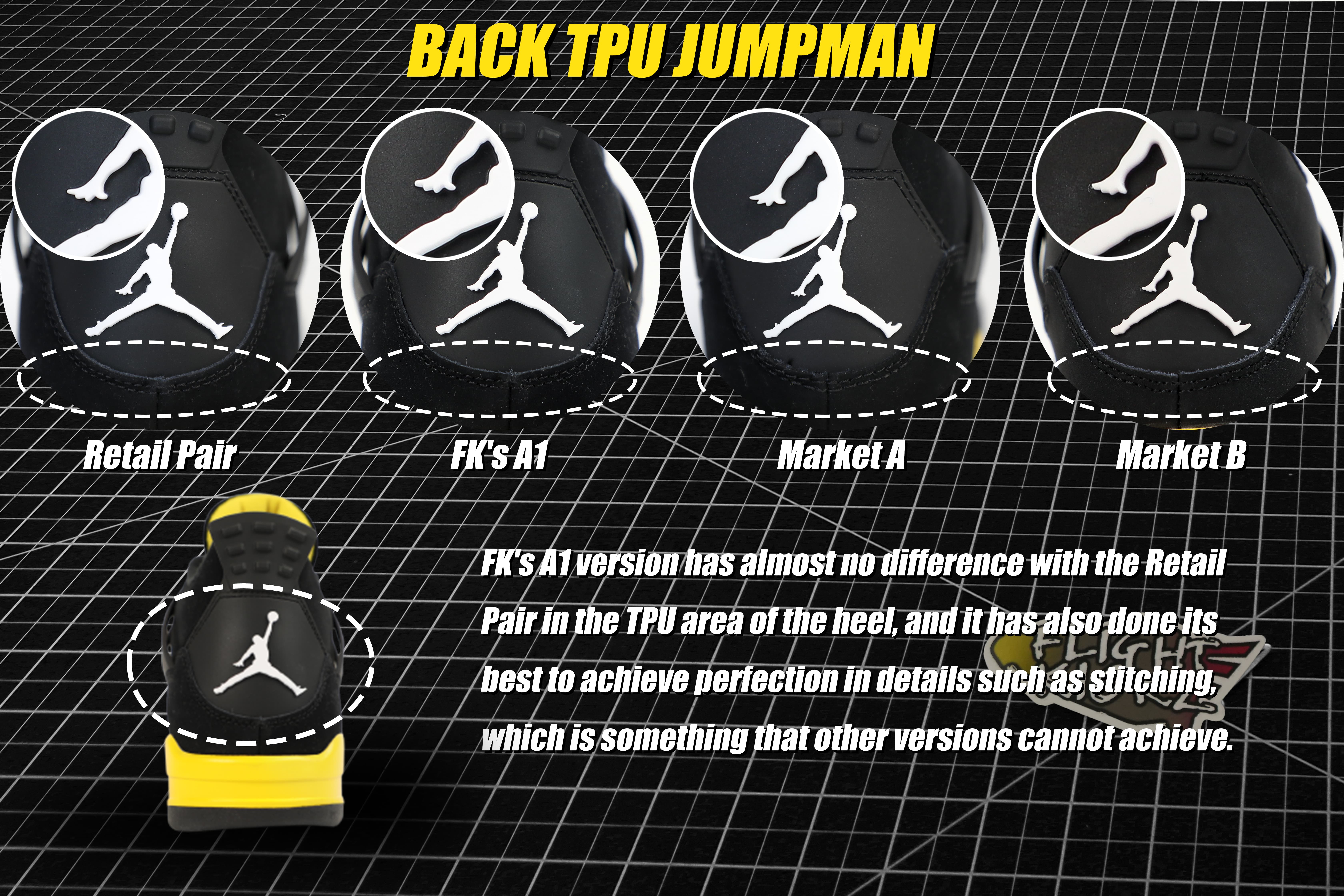 Air Jordan 4 Retro Thunder 2023 (LN5 A1 Batch)