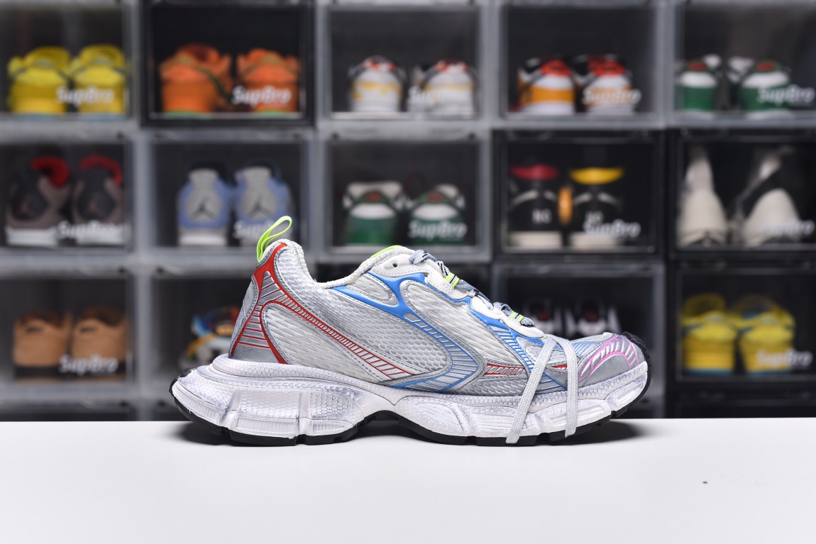 Balenciag* 3XL White Multicolor