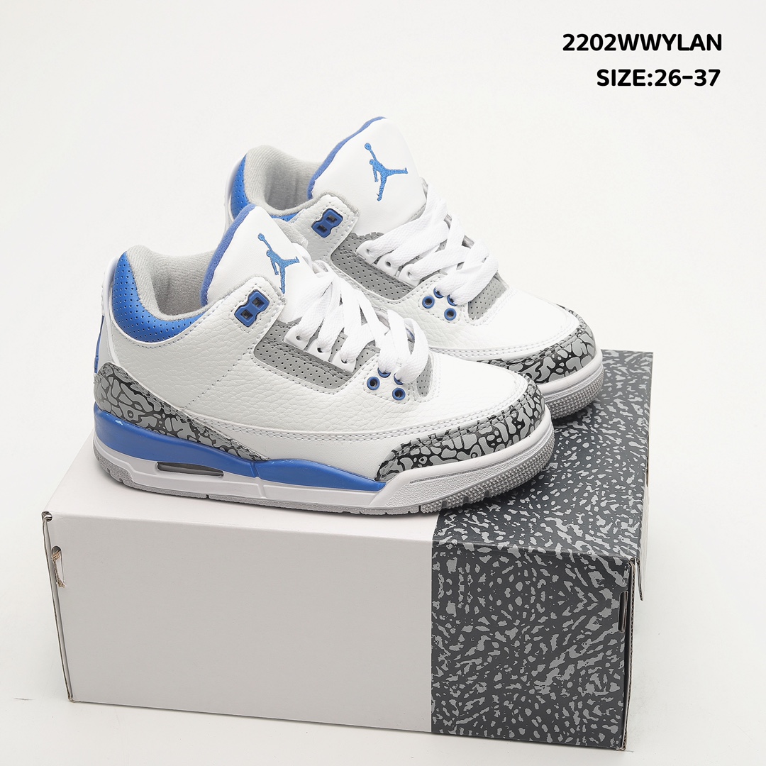 Air Jordan 3 Retro Racer Blue Toddler