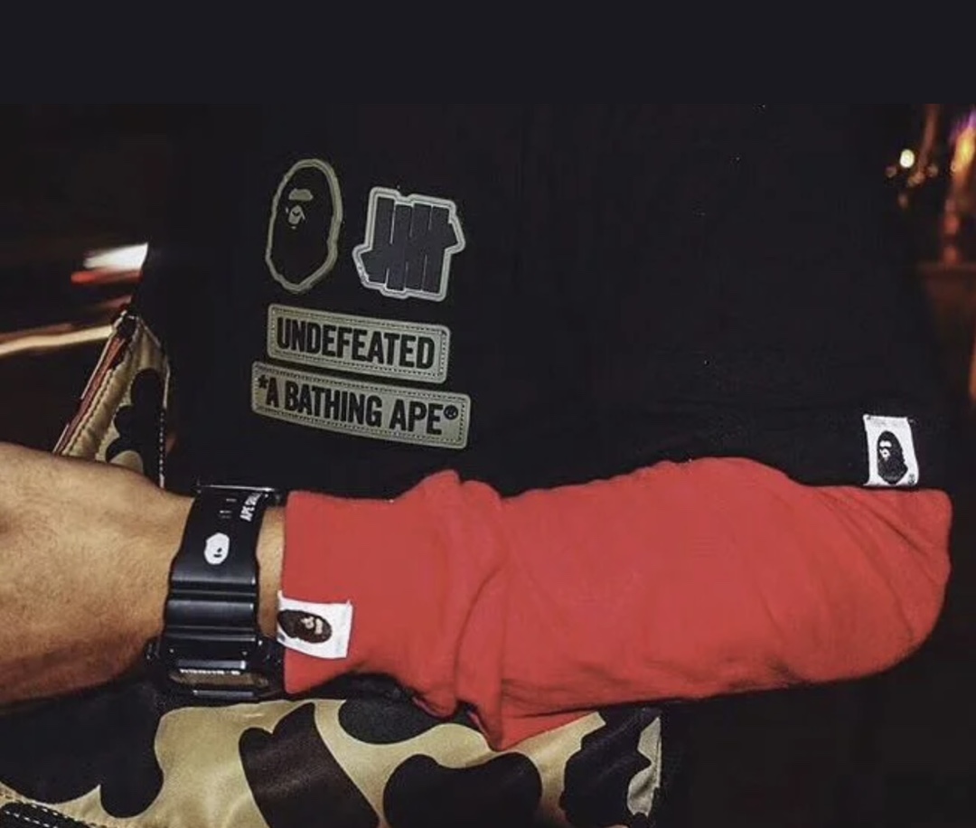 BAPE co-signed UDF Velcro short sleeves