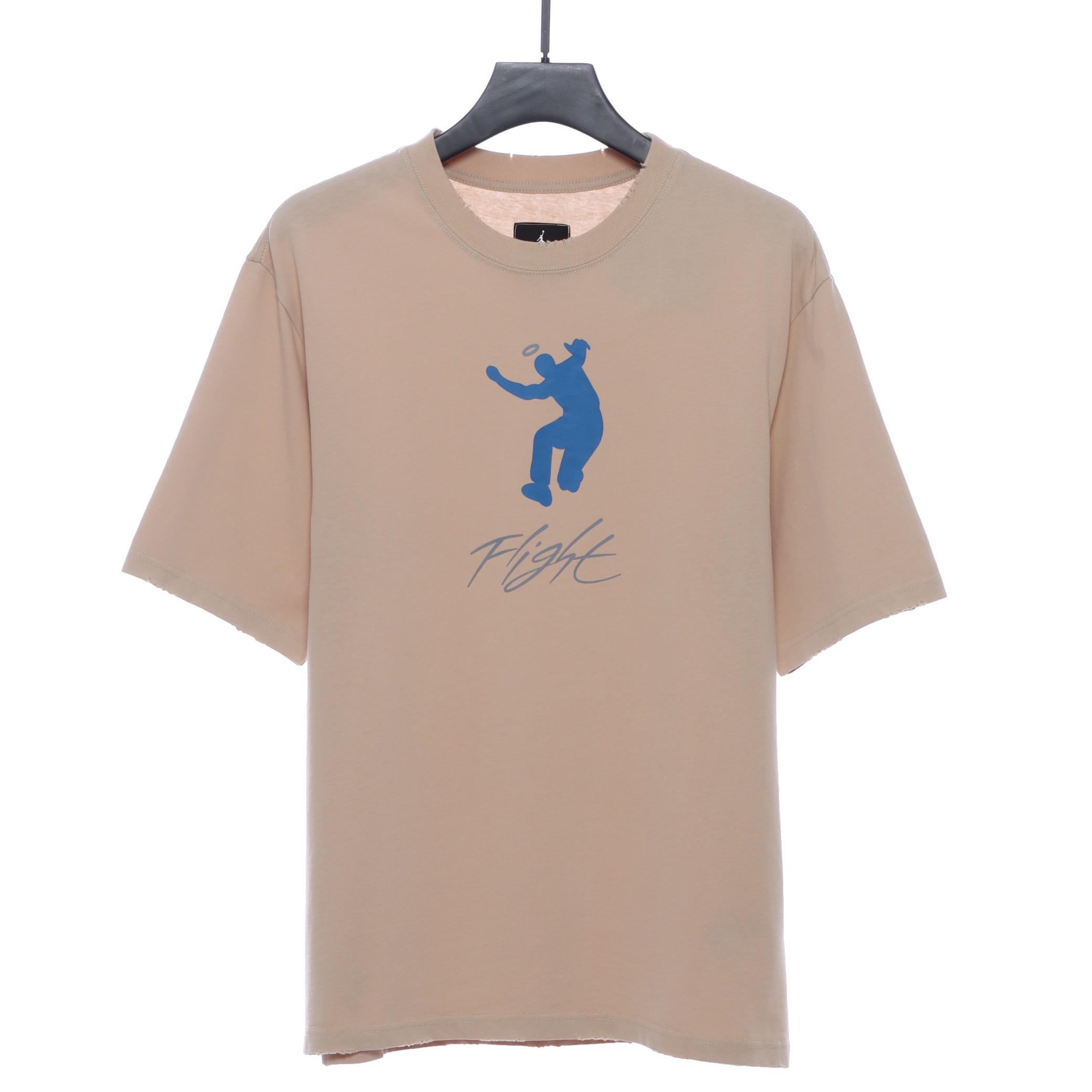 Aj UNION character letter print short sleeve