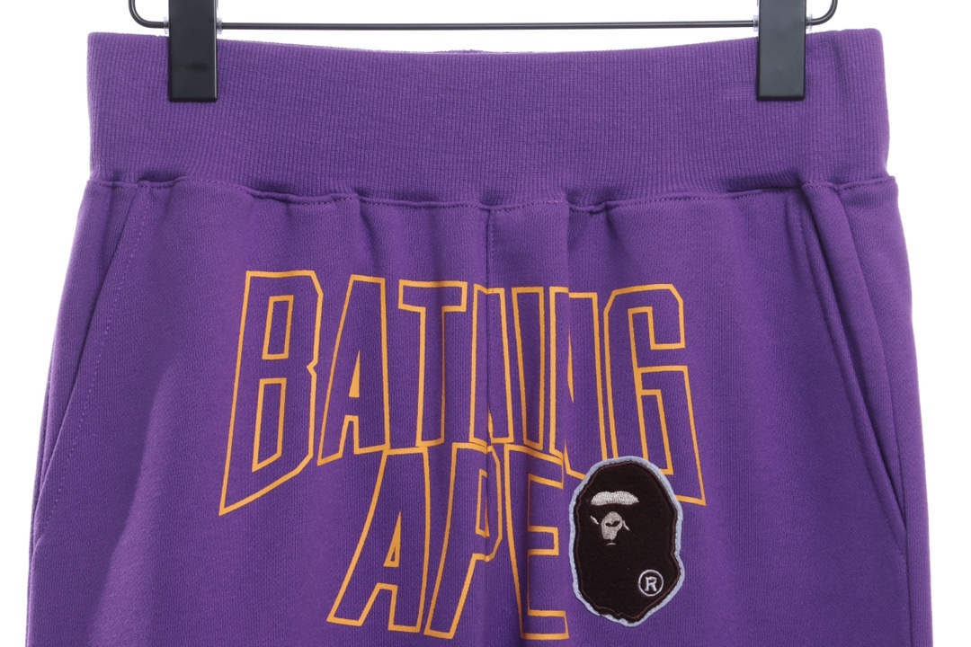 BAPE ape-man printed shorts