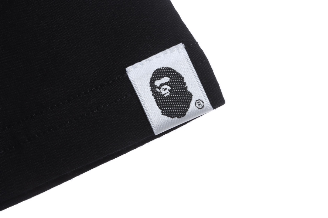 BAPE co-signed UDF camouflage five-bar short sleeves