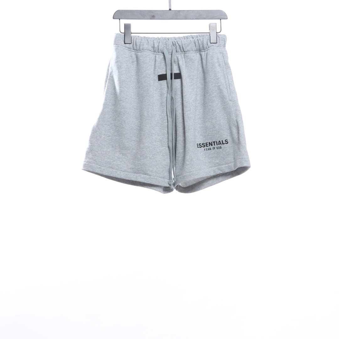 FOG Eighth Season Flocked Print Letter Shorts