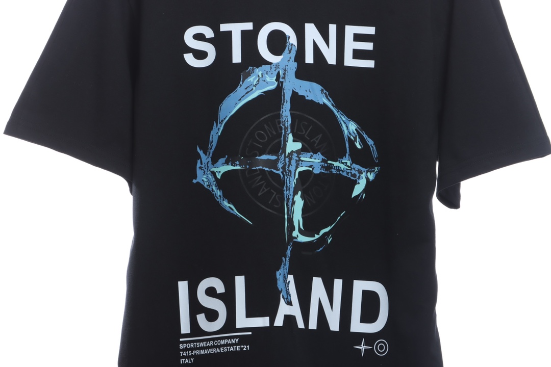 Stone Island Stone island ruins compass printing short sleeves