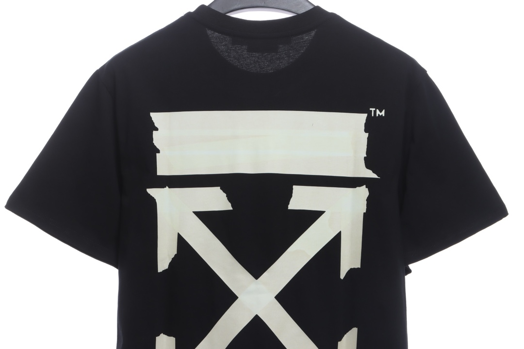 OW tape arrowhead printing short sleeves